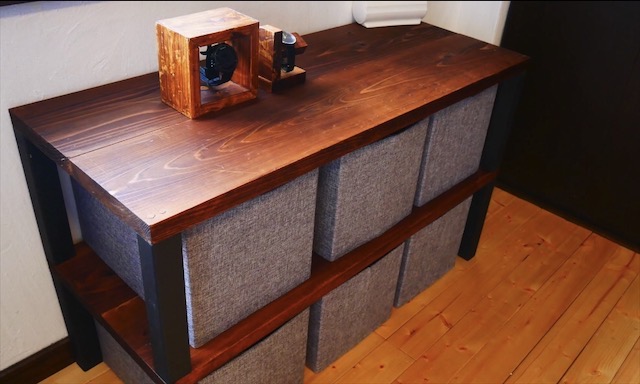 棚DIY】アイアン風ラックの簡単な作り方（カフェ板×2×4材） | DIYゆうだい